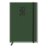 AGENDA ANUAL 2026 PEÑAFIEL PLUS ACOLCHADA GOMA VERDE DP | MYRGA